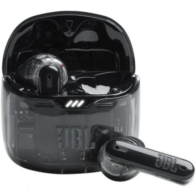 Наушники JBL Tune Flex Ghost Black JBLTFLEXGBLKCN