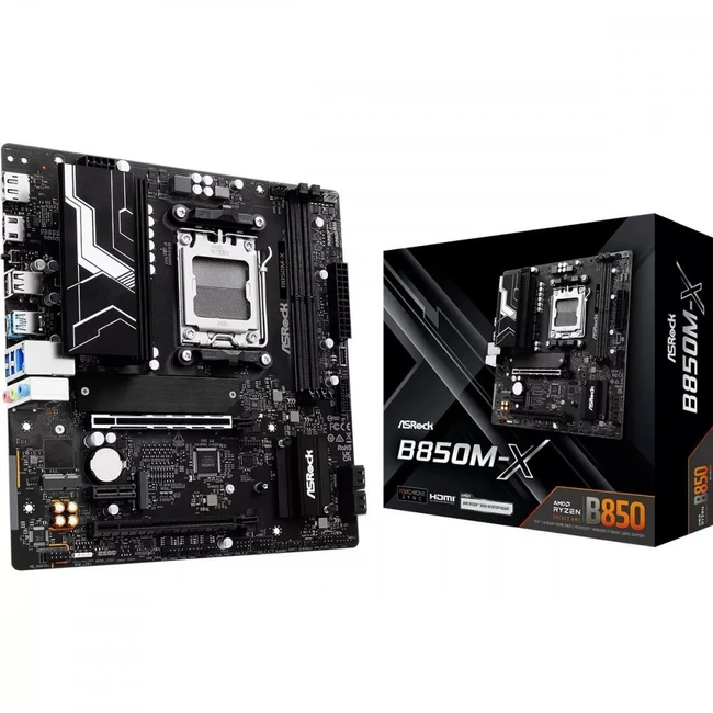 Материнская плата ASRock B850M-X Micro-ATX, AMD AM5