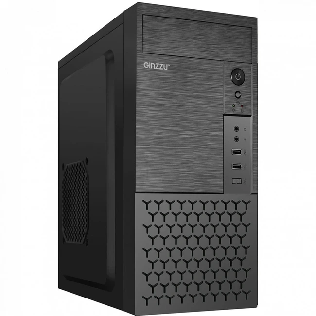 Корпус Ginzzu B410 Black (Mini-Tower)