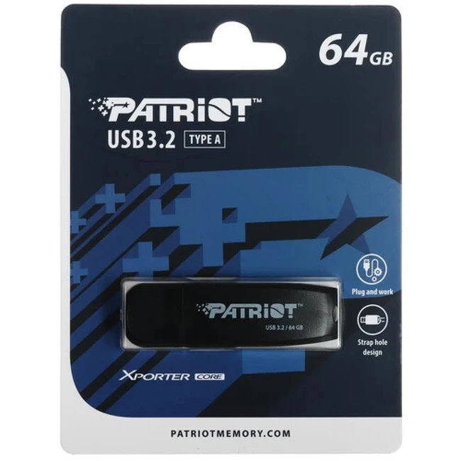 USB флешка (Flash) Patriot PSF64GXRB3U 64 ГБ