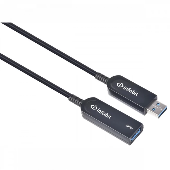 Кабель интерфейсный Infobit AOC-USB30-AMAF-30