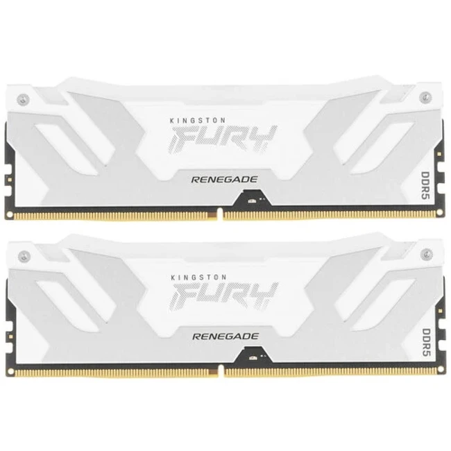 ОЗУ Kingston Fury Renegade White RGB KF568C36RWAK2-32 DDR5, 32 Гб (2 х 16 Гб), 6800 МГц