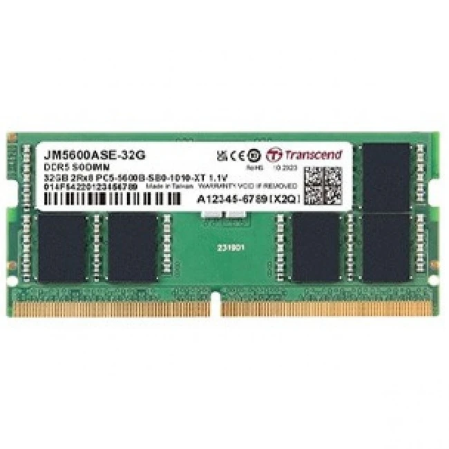 ОЗУ Transcend JM5600ASE-32G (DIMM, DDR5, 32 Гб, 5600 МГц)
