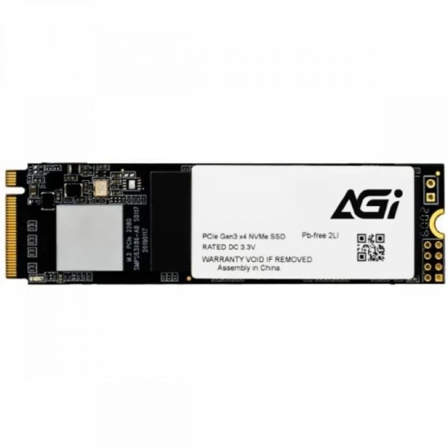 Внутренний накопитель AGI AGI512G16AI198-CB (SSD (твердотельные), 512 ГБ, M.2, PCIe)