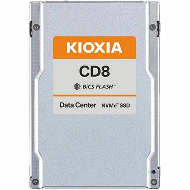 Серверный жесткий диск KIOXIA SSD 3.84Tb Kioxia CD8-R (KCD8XRUG3T84) SSD, 2,5 SFF, 3.84 ТБ, PCIe
