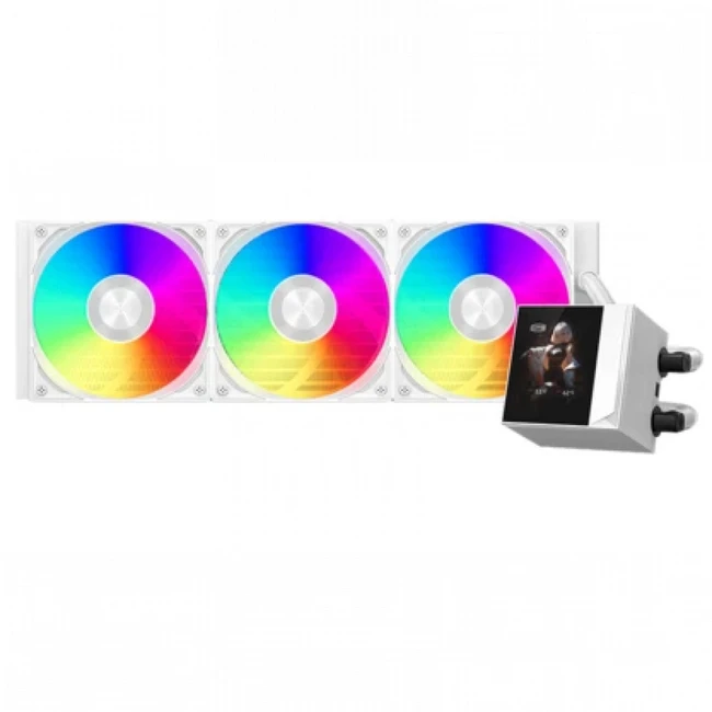 Охлаждение PCcooler DC360 Pro ARGB Display WH (Для процессора)