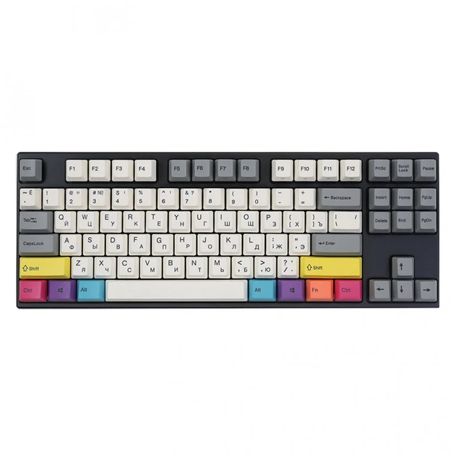 Клавиатура Varmilo CMYK VPT87 A71A024D3A5A06A007 (Беспроводная, USB)