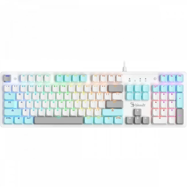 Клавиатура Bloody S520N ICY WHITE Проводная, USB