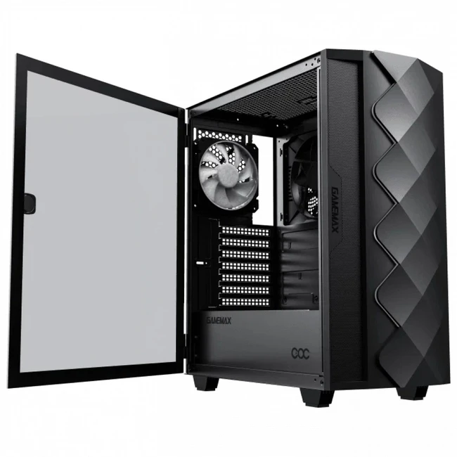 Корпус GameMax Diamond COC Black Diamond COC BK Mid-Tower
