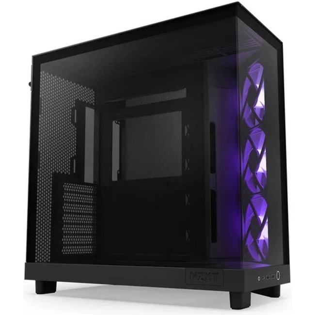 Корпус NZXT H6 Flow RGB Black CC-H61FB-R1 (Mid-Tower)