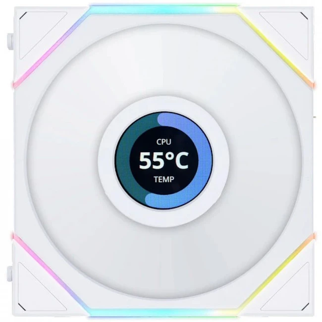Охлаждение Lian Li UNI FAN TL 120 LCD Reverse Blade Wireles ARGB G99.12RTLLCD1W1W.00 (Для системного блока)
