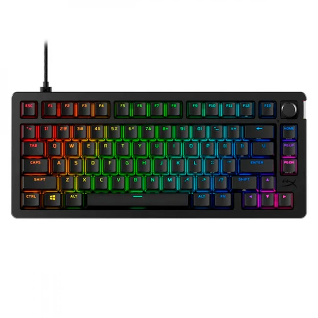 Клавиатура HyperX Alloy Rise 75, Black 7G7A4AA Проводная, USB