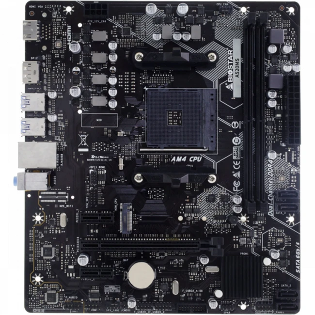 Материнская плата BIOSTAR A520MS (Micro-ATX, AMD AM4)
