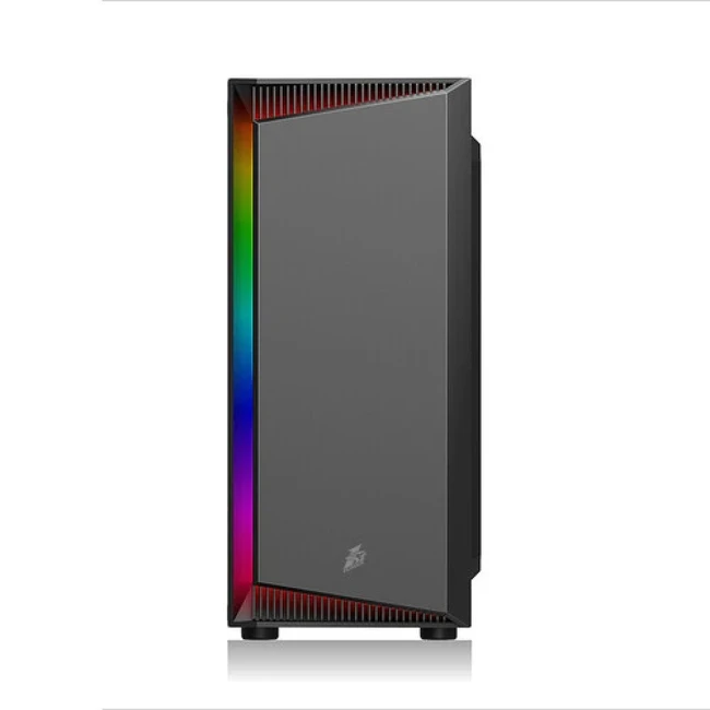 Корпус 1STPLAYER Rainbow RB-4 Black RB-4-BK-1F5M Mid-Tower