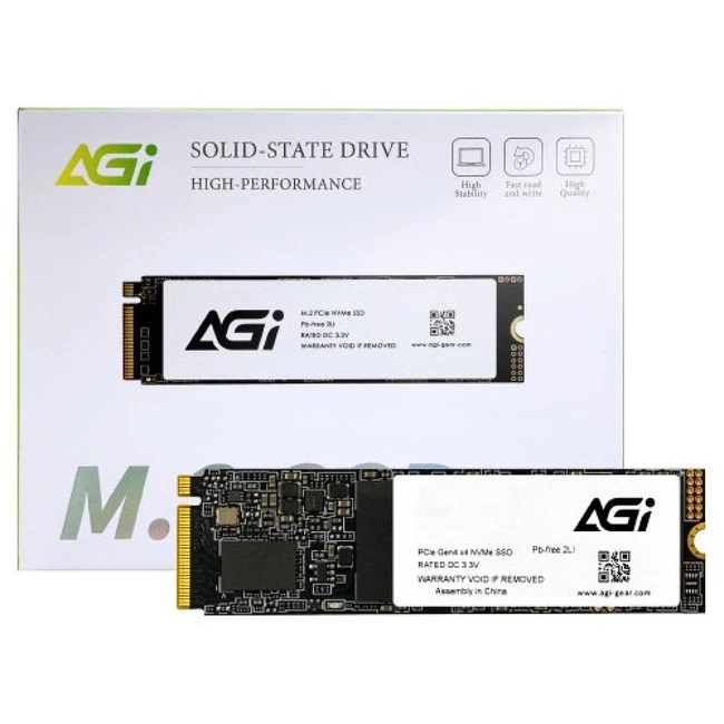 Внутренний накопитель AGI AI818 AGI512G44AI818-CB (SSD (твердотельные), 512 ГБ, M.2, PCIe)