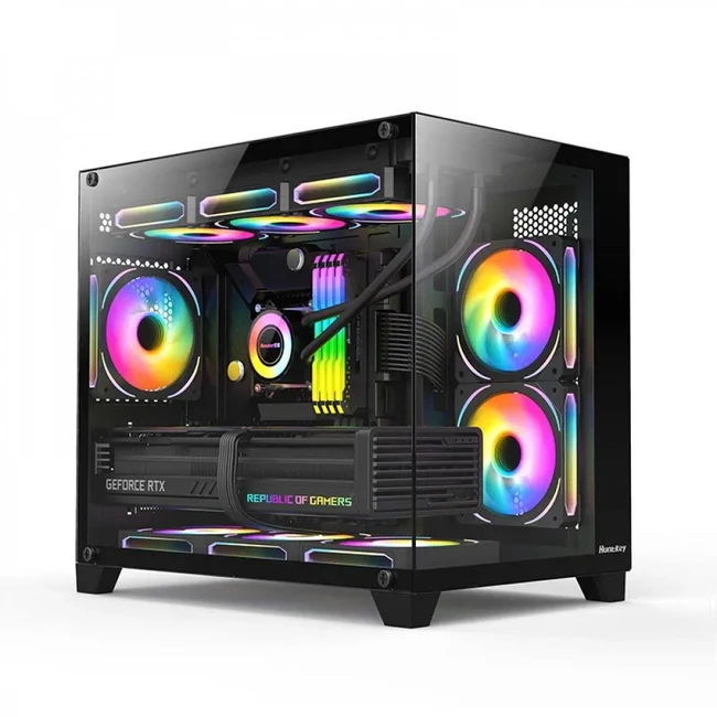 Корпус Huntkey S960 StormX Black H_S960_SX_B Mini-Tower