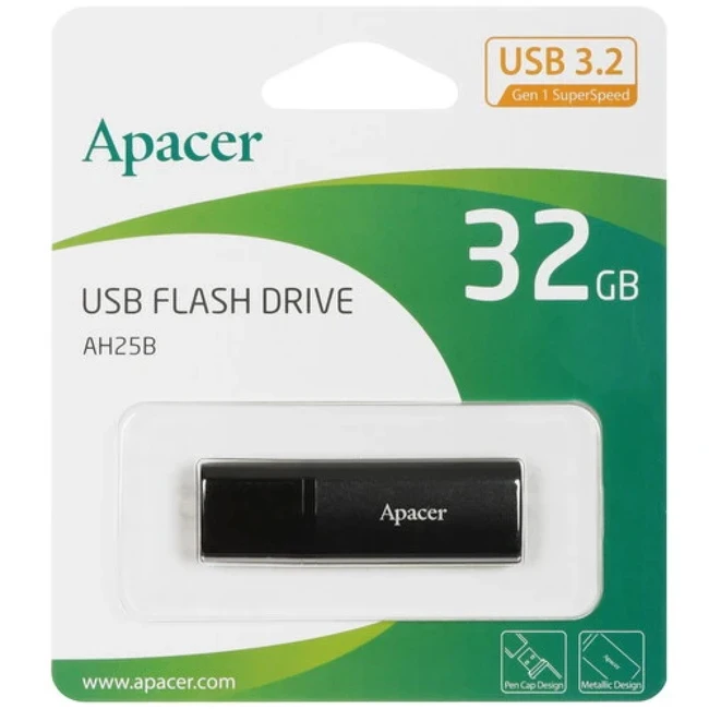 USB флешка (Flash) Apacer AP32GAH25BB-1 (32 ГБ)