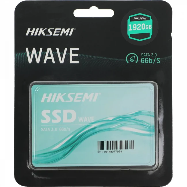 Внутренний жесткий диск HIKSEMI HS-SSD-WAVE(S) 1920G (SSD (твердотельные), 1.92 ТБ, 2.5 дюйма, SATA)