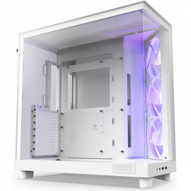 Корпус NZXT H6 Flow RGB White CC-H61FW-R1 Mid-Tower