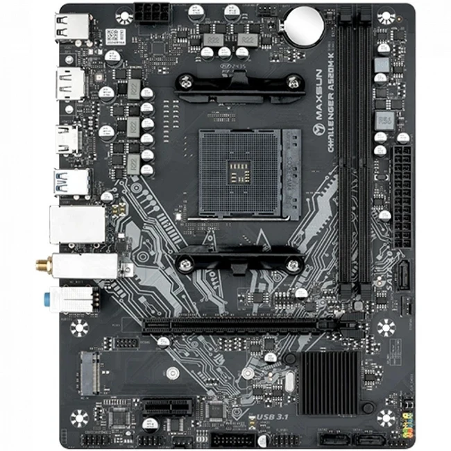 Материнская плата Maxsun Challenger A520M-K WIFI 6940709661178 (Micro-ATX, AMD AM4)