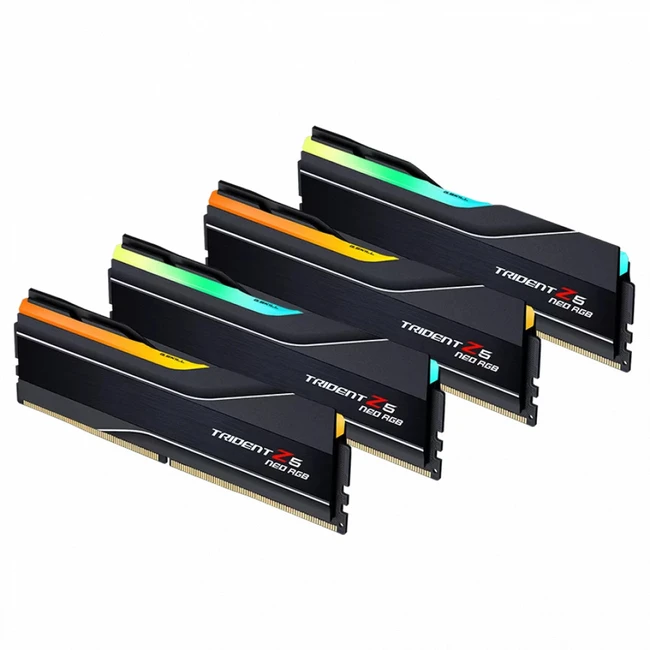 ОЗУ G.Skill Trident Z5 Neo RGB F5-6000J3644D64GX4-TZ5NR DIMM, DDR5, 256 Гб (4 х 64 Гб), 6000 МГц