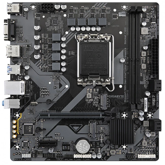 Материнская плата Gigabyte B760M E Micro-ATX, LGA 1700
