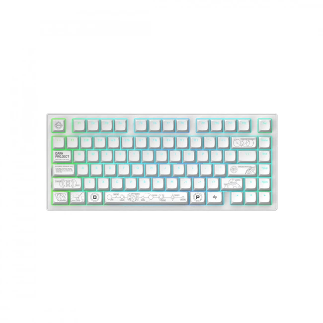 Клавиатура Dark Project Project ALU81A Terra Nova White DPKB_NOVA_81_ANSI_WHITE Беспроводная, USB