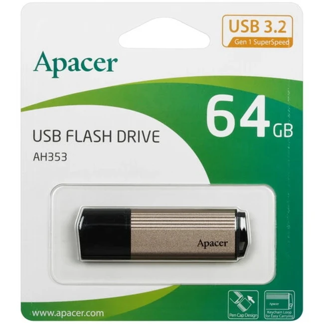USB флешка (Flash) Apacer AP64GAH353C-1 64 ГБ