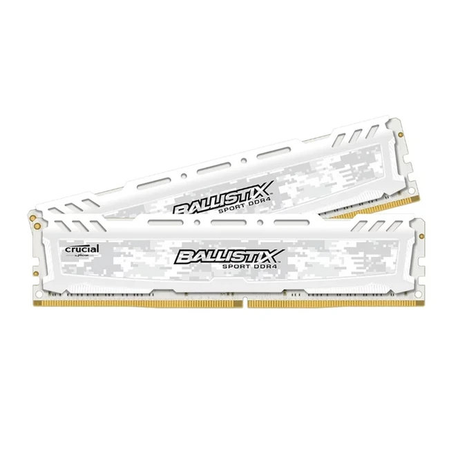 ОЗУ Crucial Ballistix Sport LT White 8GB Kit BLS2C4G4D26BFSC (DIMM, DDR4, 8 Гб (2 х 4 ГБ), 2666 МГц)