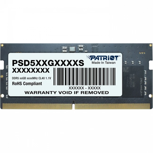 ОЗУ Patriot PSD532G56002S (DIMM, DDR5, 32 Гб (2 х 16 Гб), 5600 МГц)