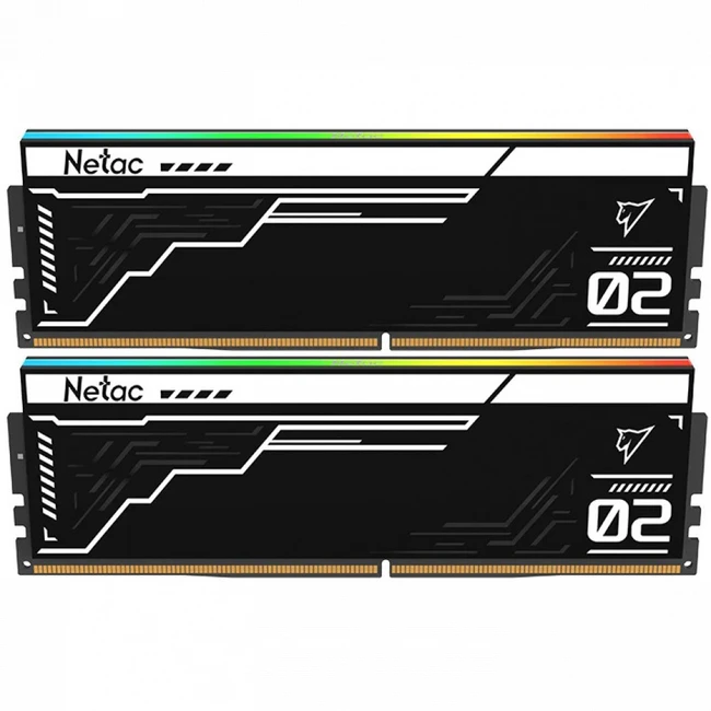 ОЗУ Netac Shadow II RGB NTS2D5P76DP-32K C36 543176 (DIMM, DDR5, 32 Гб (2 х 16 Гб), 7600 МГц)