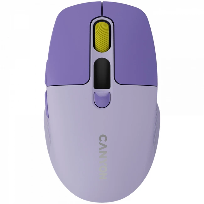 Мышь Canyon MW-26 LCD Silent Dual Mode Wireless Violet CNS-CMSW26V