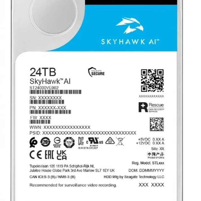 Внутренний жесткий диск Seagate ST24000VE002 (HDD (классические), 24 ТБ, 3.5 дюйма, SATA)