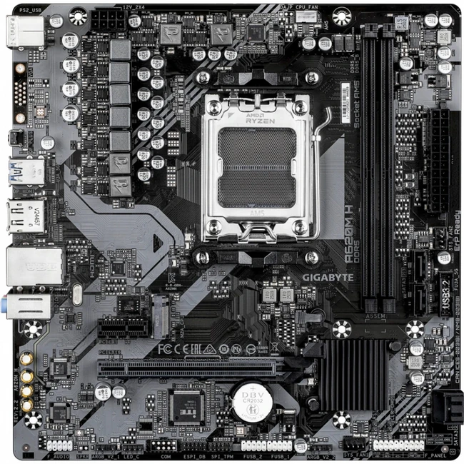 Материнская плата Gigabyte A620M H 2.2 Micro-ATX, AMD AM5