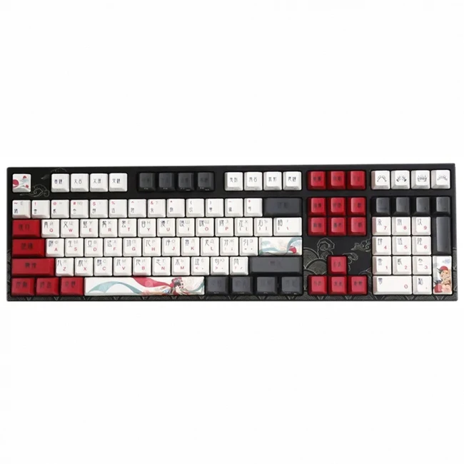 Клавиатура Varmilo Beijing Opera, VPM108, Varmilo EC V2 Rose, Wired, Gaming, Black, USB 335474 (Проводная, USB)