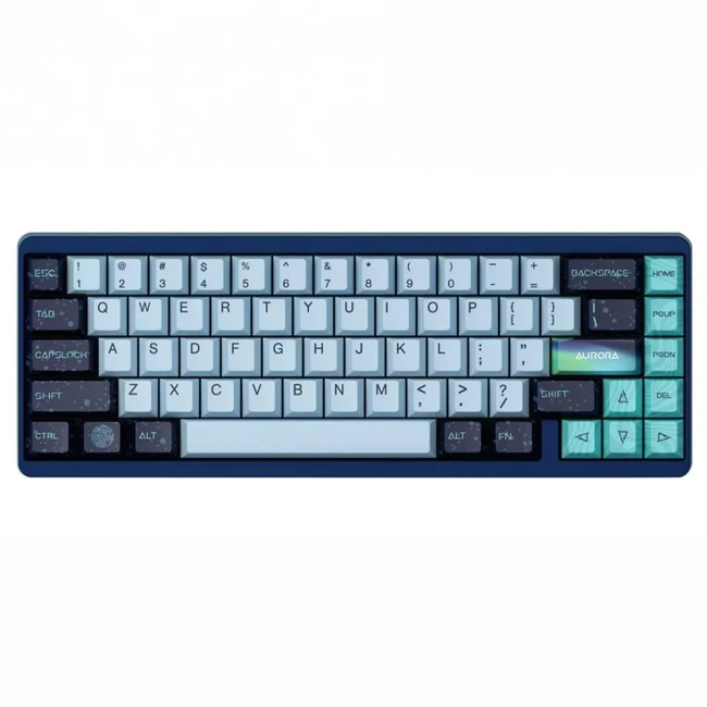 Клавиатура Varmilo Aurora Muse 65, Gateron Varmilo Magnet White, Wired, Gaming, Blue 686006 Проводная, USB