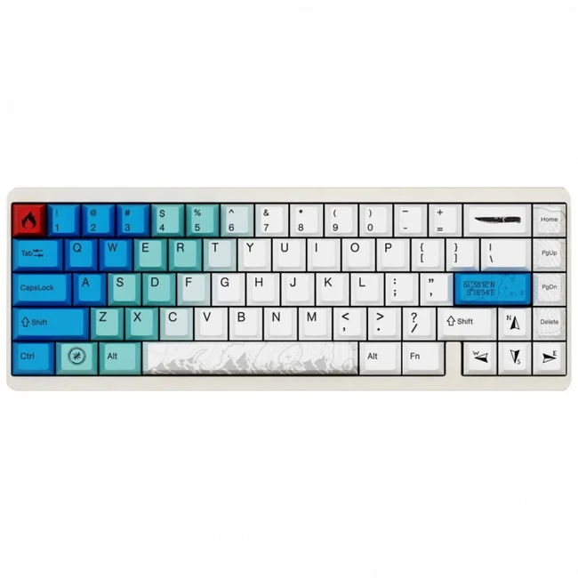 Клавиатура Varmilo Summit Muse 65, Gateron Varmilo Magnet White switch, Wired, Gaming, Black 686020 (Проводная, USB)
