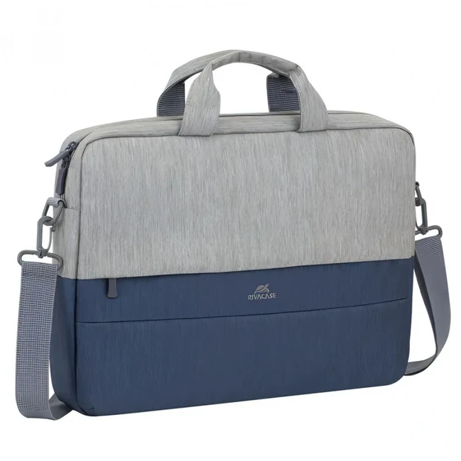 Сумка для ноутбука RIVACASE 7532 Grey/Dark Blue 7532 grey/dark blue (15.6)