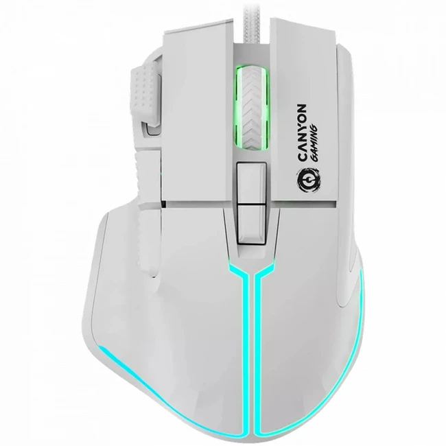 Мышь Canyon Fortnax GM-636 RGB 9buttons Wired White CND-SGM636W