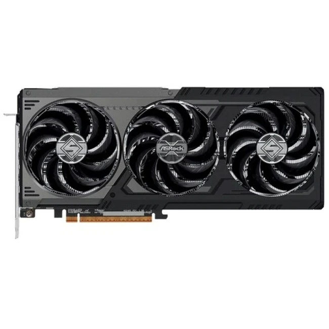Видеокарта ASRock Radeon RX 9070 XT Steel Legend Dark RX9070XT SLD 16G (16 ГБ)