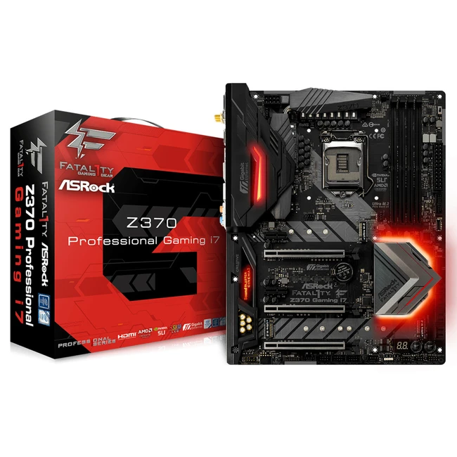 Материнская плата ASRock Fatal1ty Z370 Professional Gaming i7 Z370 PROF. GAMING I7 ATX, LGA 1151