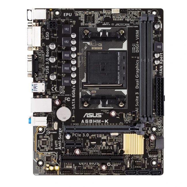Материнская плата Asus A68HM-K 90MB0KU0-M0EAY0 (Micro-ATX, AMD FM2)