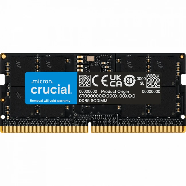 ОЗУ Crucial CT16G56C46S5T (SO-DIMM, DDR5, 16 Гб, 5600 МГц)