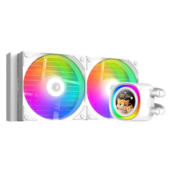 Система охлаждения ID-Cooling ID-CPU-FX240 LCD ID-CPU-FX240 LCD WHITE (Для процессора)