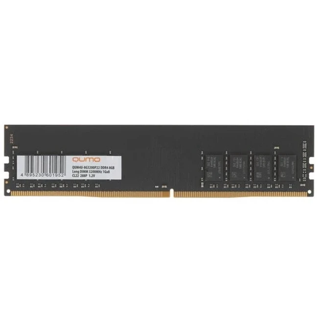 ОЗУ Qumo QUM4U-8G3200NN22 DIMM, DDR4, 8 Гб, 3200 МГц