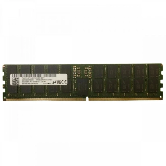 Серверная оперативная память ОЗУ Micron MTC40F2046S1RC56BD2R 64 ГБ, DDR5
