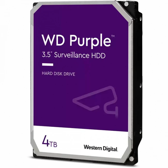 Жесткий диск Western Digital Purple WD43PURZ RTL HDD (классические), 4 ТБ, 3.5 дюйма, SATA
