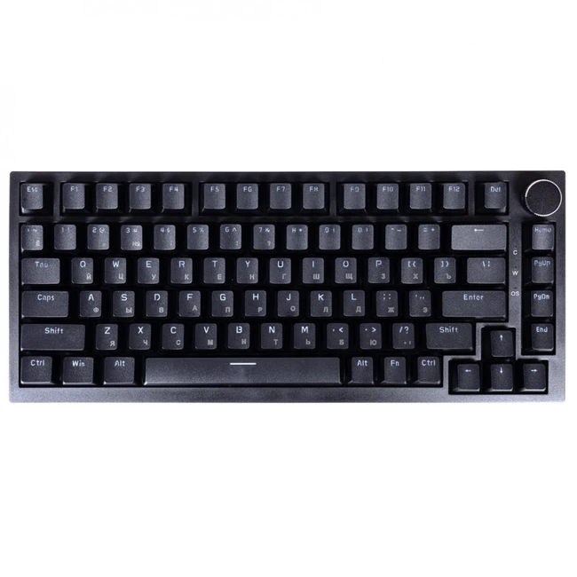 Клавиатура Ajazz AK820 Red Switch Black AK820/Red/Black Проводная, USB