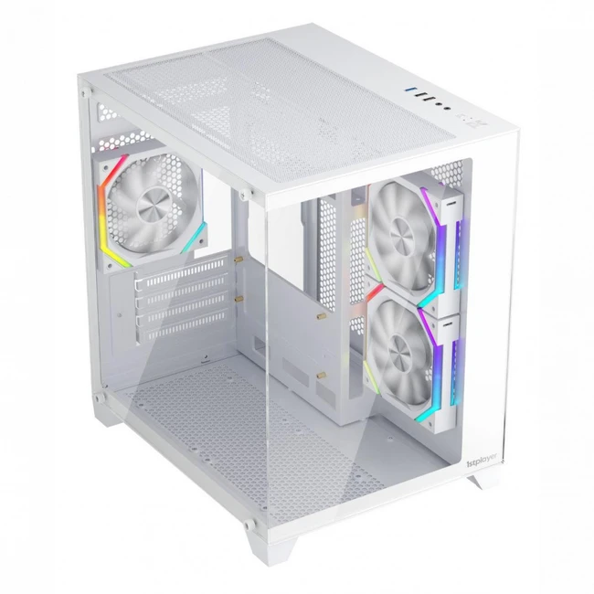 Корпус 1STPLAYER BV5 White BV5-WH-2FH7R-W-1FH7-W Mid-Tower