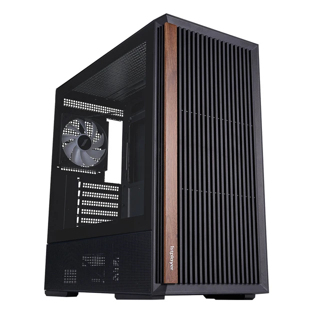 Корпус 1STPLAYER WD7 Black WD7-BK-4FA7-2FA7R Mid-Tower